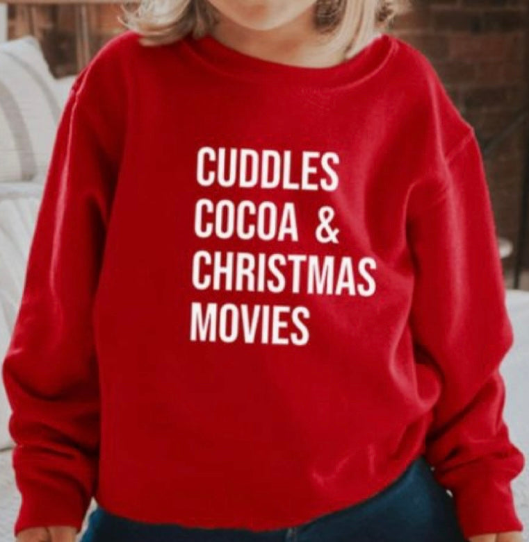 Cuddles cocoa & Christmas movies DIY at home kit