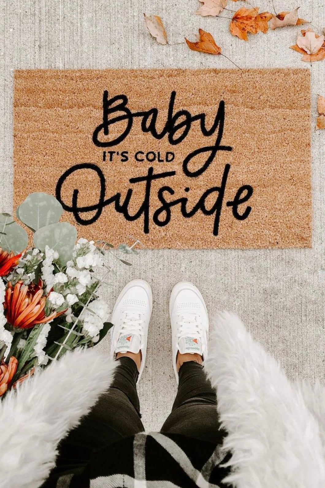 Baby it's cold outside doormat DIY at home kit